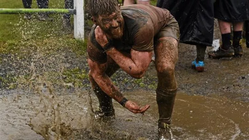 Pics: Wicklow & Clondalkin Produced Some Amazing Images In Their Mudbath Of A Game In Carlow