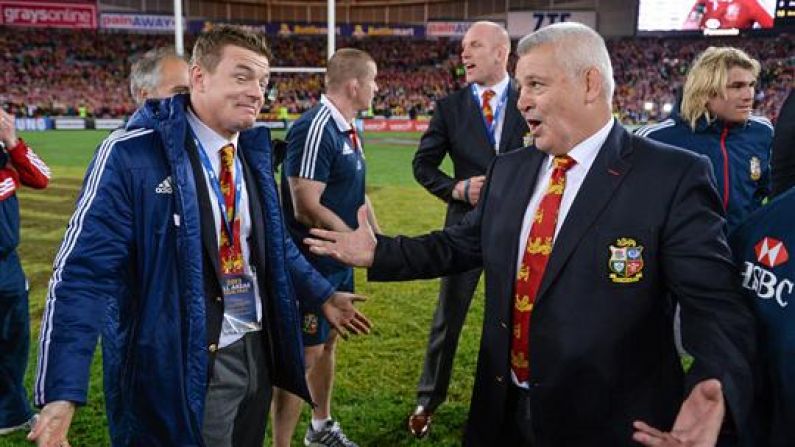 Gatland Graduates From The Xmas Card List To Be O'Driscoll's Choice To Lead The Lions In 2017
