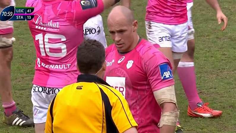 Nigel Owens Gave Sergio Parisse A Stern Tongue-Lashing At The Weekend