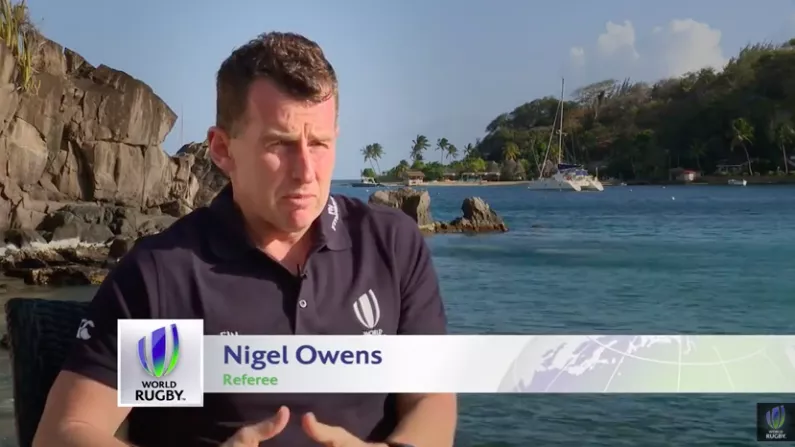 Watch: Nigel Owens' Favourite Moment As A Referee Isn't One Of His Famous Quips