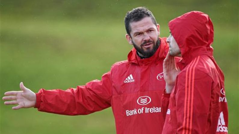 New Defense Coach Andy Farrell Is Already Scaring The Irish Rugby Players