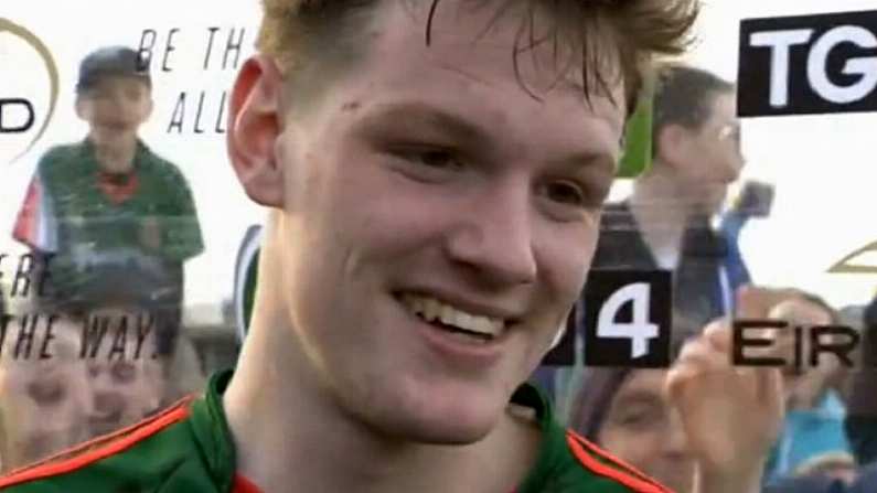 Watch: Mayo's All-Ireland Man-Of-The-Match Pays Tribute To Teammate Who Died In Crash