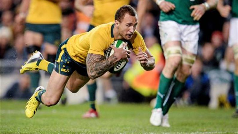 58 Cap Australian International Quade Cooper Can't Play In The Olympics Because He's Not Australian