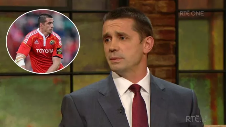 Watch: Alan Quinlan Received Plenty Of Praise For Speaking About His Mental Health Issues On The Late Late