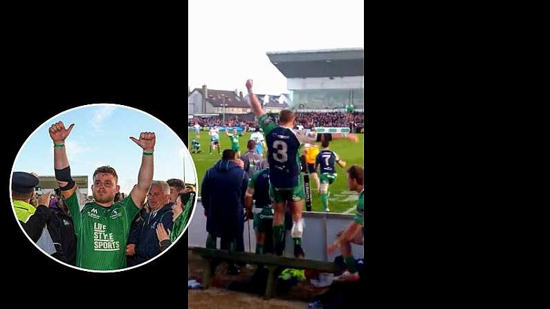 Watch: Connacht's Victory Celebrations Were Too Much For Finlay Bealham