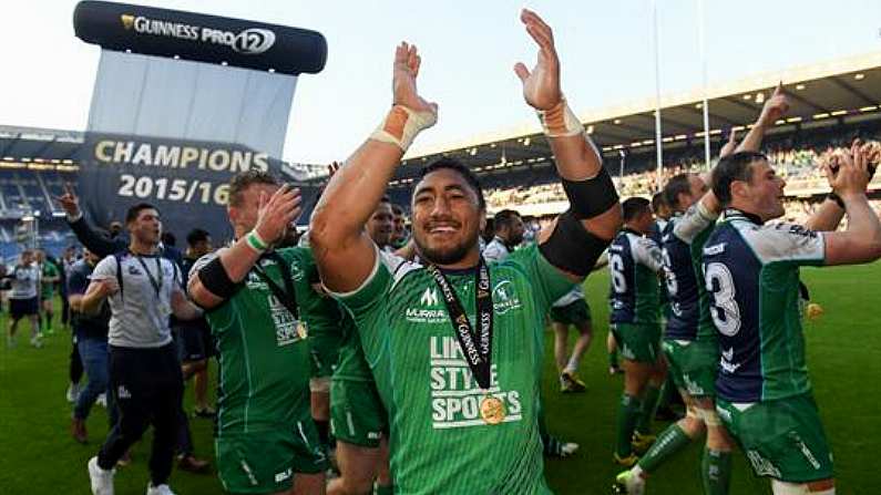 Bundee Aki Joins A Select List Of Just Eight After Winning PRO12 With Connacht