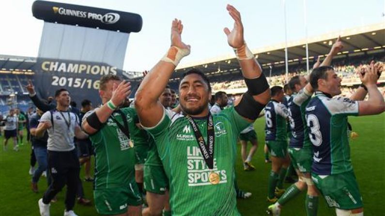 Bundee Aki Joins A Select List Of Just Eight After Winning PRO12 With Connacht