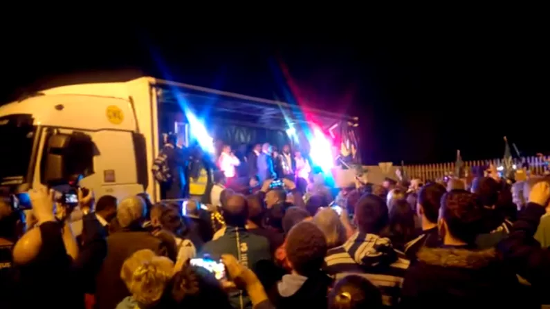 Watch: Amazing Scenes As Connacht Players And Fans Sing Fields Of Athenry In Middle Of Night