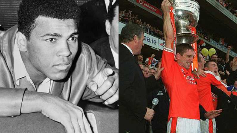 Armagh GAA Show Off The Lovely Message Muhammad Ali Sent Their Footballers In 2002