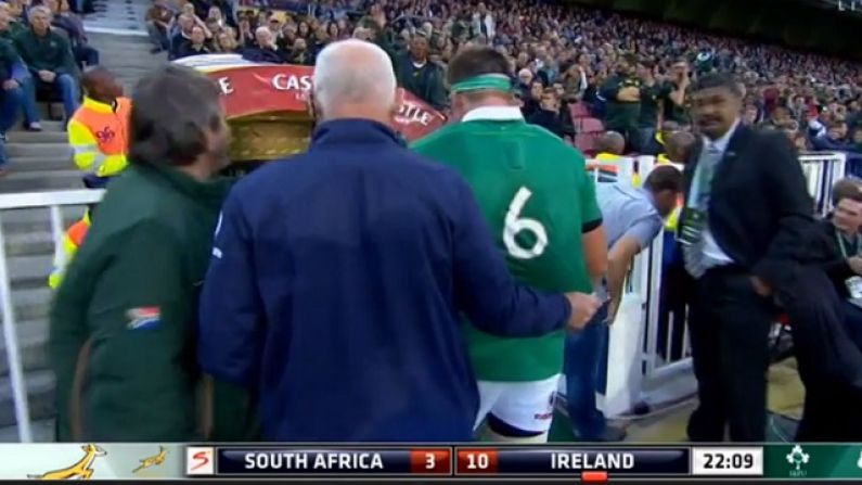 Watch: CJ Stander Sent Off Against South Africa In Extremely Controversial Circumstances