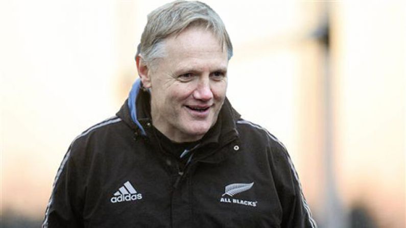New Zealand Rugby's CEO Namechecks Joe Schmidt As A Candidate To Be Next All Black Boss