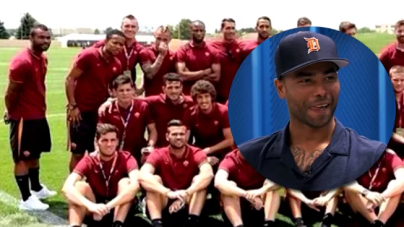 Watch: Soccer AM's Tubes Asked Ashley Cole To Explain That Infamous Roma Photo