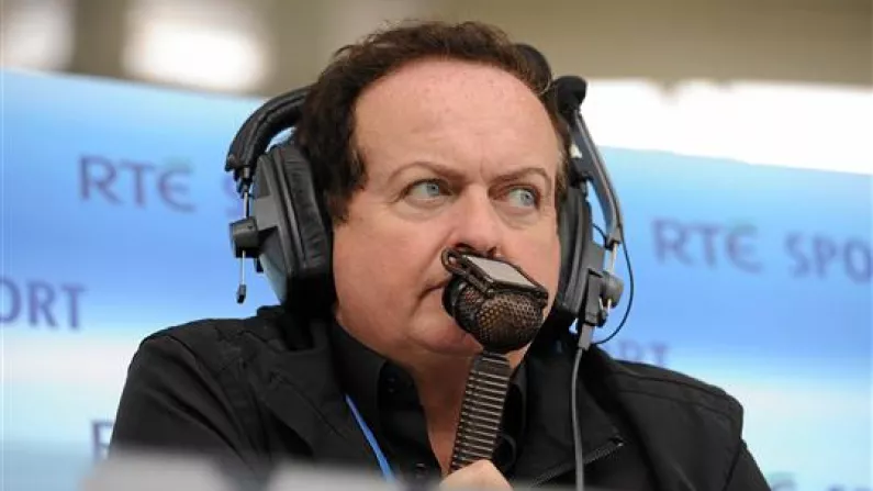 Remembering Marty Morrissey's Pre-Match All-Ireland Commentary That Had Us In Tears