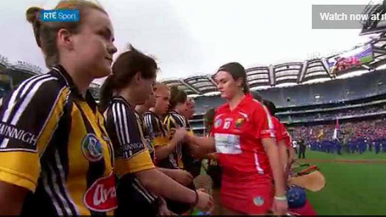 Watch: Heated Scenes At The Camogie Final As Pre-Game Handshakes Become Shoving Match