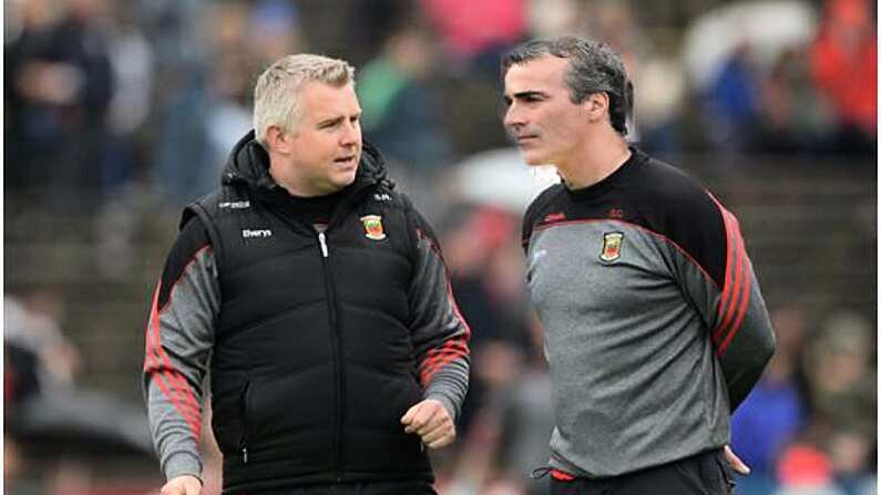 Photographic rendering of potential meeting between Stephen Rochford and Jim McGuinness