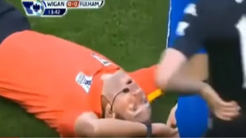 A Heartwarming Tribute To Referees Getting Absolutely Lamped In The Heat Of Action