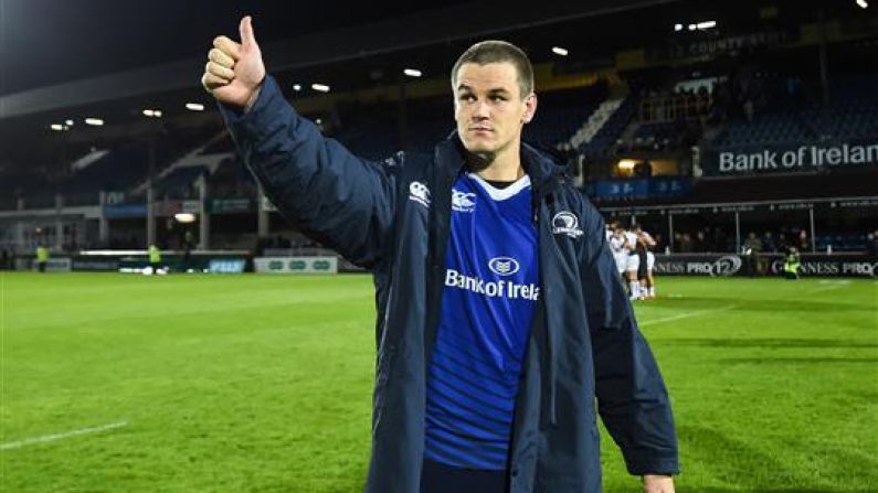 Johnny Sexton Returned For Leinster Last Night, And All Was Right With The World
