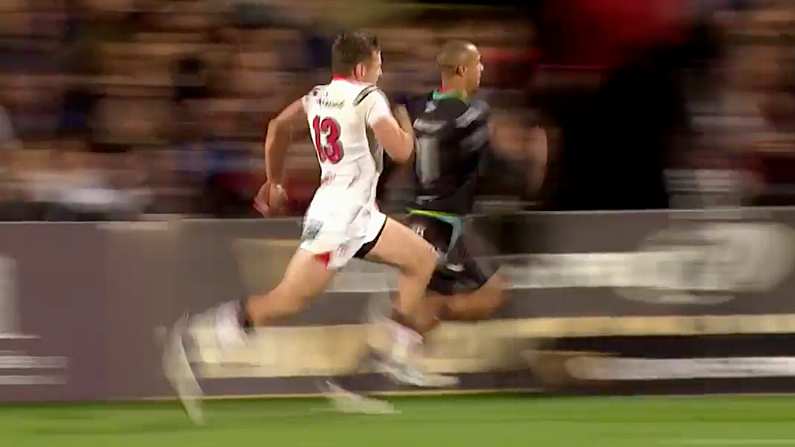 Watch: Jared Payne's Reaction To Ulster's Last Minute Win Makes Player Mic Worth It