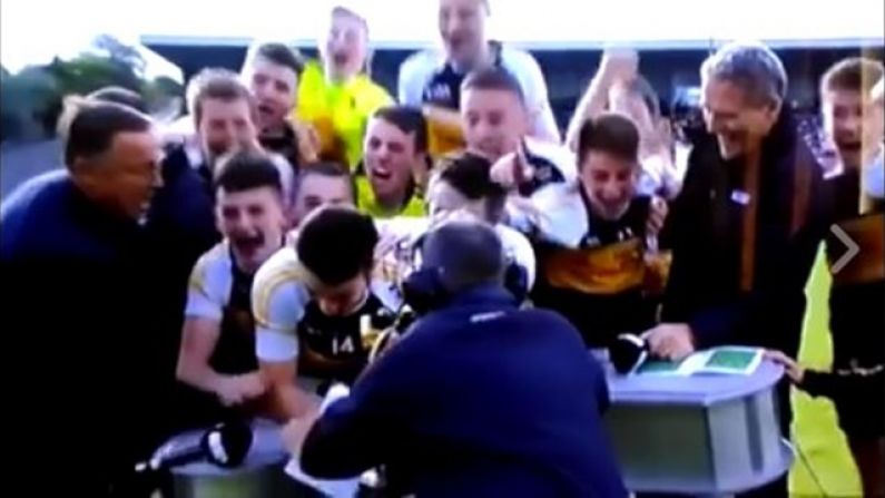 WATCH: Monaghan Minor Champs Disrupt TG4 Panel Preparations After Victory