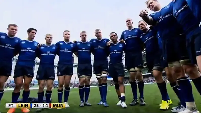 Watch: Sky Sports Cameraman Tries To Invade Leinster Huddle, Gets Booted Out Of The Way