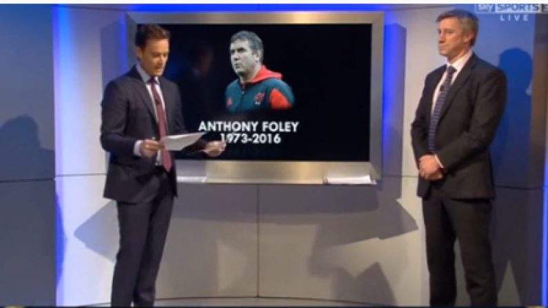 Weekend TV Review: Sky's Coverage Of Anthony Foley's Passing Struck The Right Tone