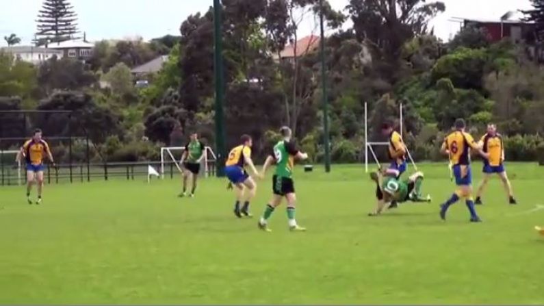 WATCH: Rory O'Carroll Floors Opponent With A Thunderous Shoulder Out In New Zealand