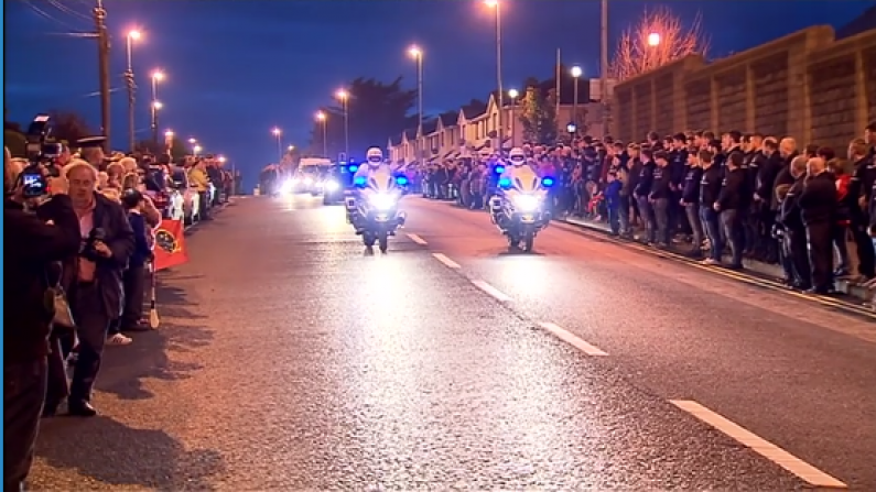 Hundreds Line The Streets In Respect As Anthony Foley's Remains Return Home