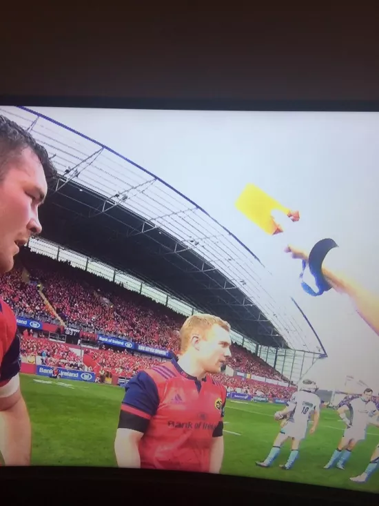 keith earls red card 