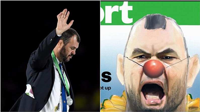 Michael Cheika Went Off On One After Being Depicted As A Clown In New Zealand Media