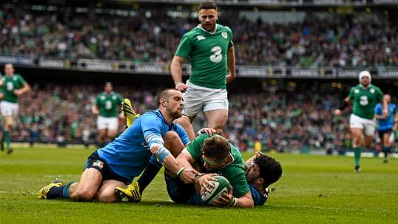 Jamie Heaslip's Worldie Against Italy Nominated For Try Of The Year