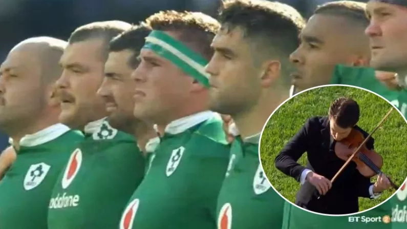 The Surreal Violin Rendition Of 'Ireland's Call' Before All Blacks Clash In Chicago