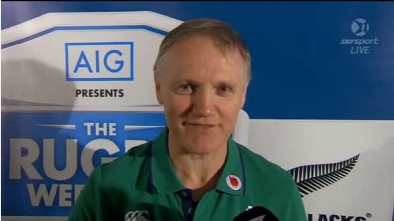 Watch: Joe Schmidt Apologises To His Mother For Beating The All Blacks
