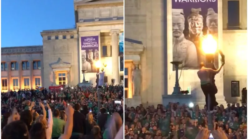 Watch: The Spirit Of The Euros Was Alive And Well In Chicago Last Night