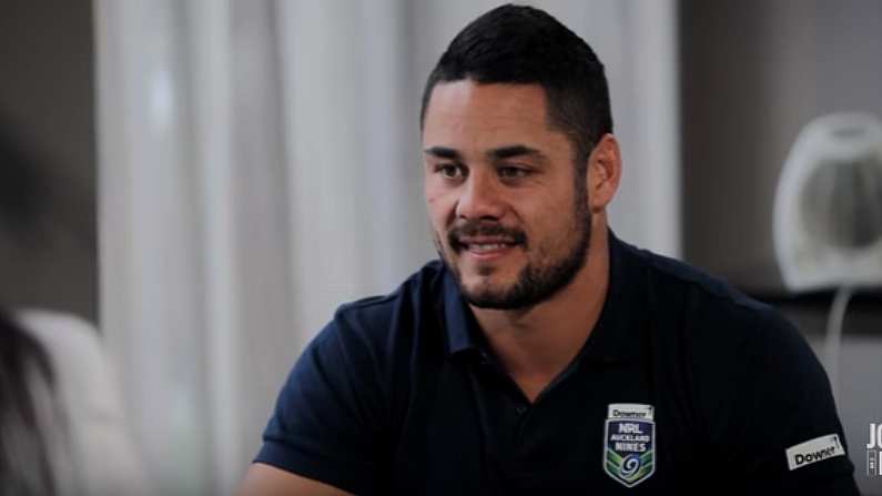 Jarryd Hayne In Bizarre Porn Mishap While Giving School Talk On Internet Security