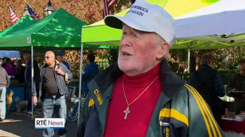 Watch: GAA Loving US Citizen Explains Why He's Voting For Trump On RTÉ News