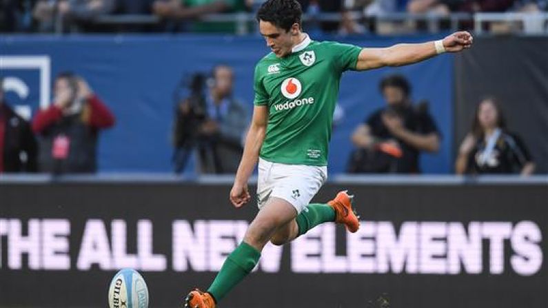 Joey Carbery Had To Sing For His Irish Rugby Initiation, And Went For A 90s Classic