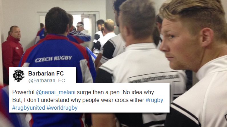 The Barbarians' Twitter Gives Hilarious Account Of Czech Rep. Trashing