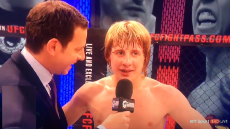 Paddy Pimblett Denies Puking Blood Mid-Interview With Bizarre Explanation