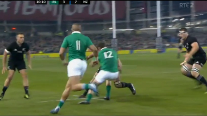 Watch: Joe Schmidt Was Not Happy As Sam Cane Takes Robbie Henshaw Out Of The Game