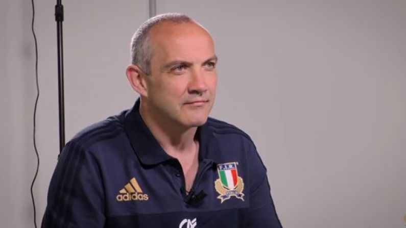 Tears Of Joy In Italy: Conor O'Shea Receives Round Of Applause At Post-Match Press Conference
