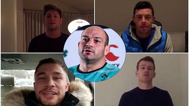 Watch: Niall Horan And Irish Sports Stars Pay Tribute To 100-Cap Rory Best