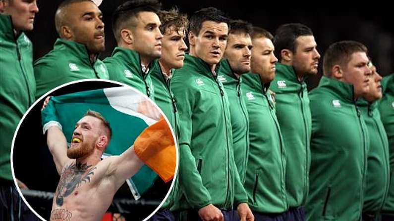 Irish Rugby Team Want Conor McGregor To Give Motivational Talk