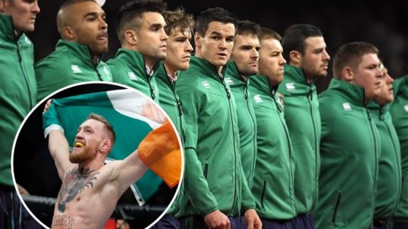 Irish Rugby Team Want Conor McGregor To Give Motivational Talk