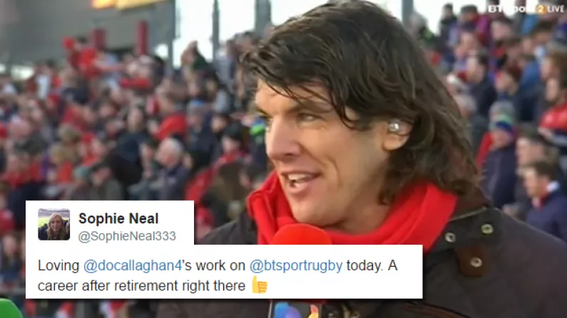Donncha O'Callaghan's Punditry Debut Was A Roaring Success