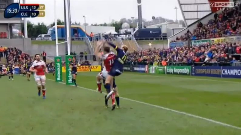 Watch: Tommy Bowe Takes To The Sky To Secure Sensational Ulster Try Against Clermont