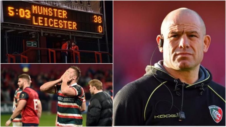 It Seems Munster's Battering Of Leicester Had A More Profound Impact Than We Realised
