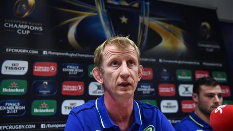 Tony Ward Says That Leinster Team Selection Has Disrespected The Munster-Leinster Fixture