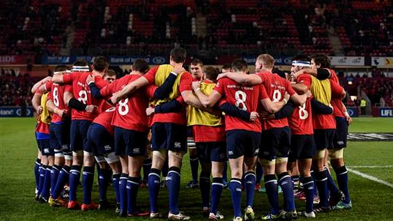 Leinster Players Pay Tribute To Anthony Foley During Warm-Up For Thomond Park Clash