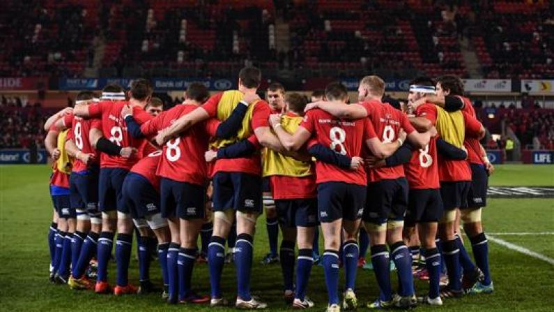 Leinster Players Pay Tribute To Anthony Foley During Warm-Up For Thomond Park Clash