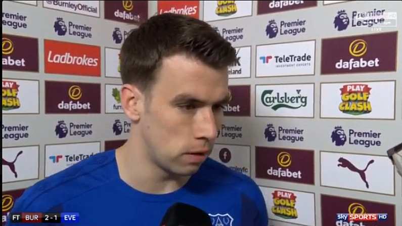 Everton Fans Were Asking The Same Question As Seamus Coleman Fronts Up Post-Burnley Defeat